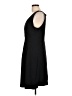 Lands' End Solid Black Casual Dress Size L - photo 5