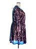 Boohoo 100% Polyester Blue Cocktail Dress Size 18 - photo 4