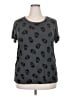 Torrid Gray Short Sleeve Top Size 2X (2) - photo 1