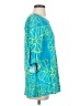 Escapada 100% Rayon Teal 3/4 Sleeve Blouse Size XS - photo 4