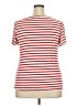 Green Envelope 100% Polyester Stripes Red Short Sleeve T-Shirt Size 2X - photo 2
