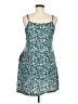 Unbranded Print Blue Casual Dress Size M - photo 2