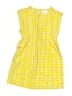 Hanna Andersson Houndstooth Yellow Dress Size 12 - photo 1