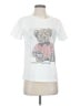 Assorted Brands Print White Short Sleeve T-Shirt Size S (estimated) - photo 1