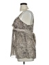 Iz Byer Silver Sleeveless Blouse Size XL - photo 5