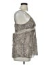 Iz Byer Silver Sleeveless Blouse Size XL - photo 4