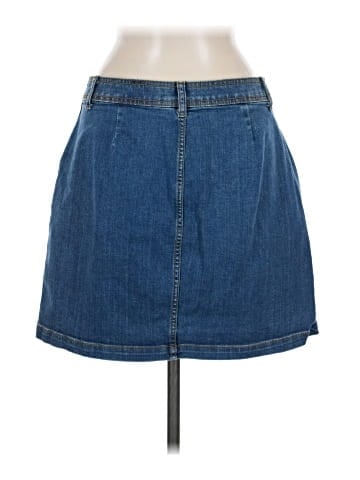 a.n.a. A New Approach Denim Skirt (view 2)
