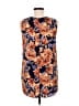 Babaton 100% Polyester Floral Orange Sleeveless Blouse Size M - photo 2