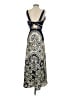 Caroline Constas 100% Polyester Paisley Blue Cocktail Dress Size S - photo 2