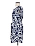 Renee C. Paisley Blue Casual Dress Size S - photo 5