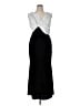 Badgley Mischka 100% Polyester Silver Cocktail Dress Size 16 - photo 1
