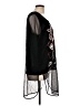 Alfani Graphic Black Long Sleeve Blouse Size L - photo 4
