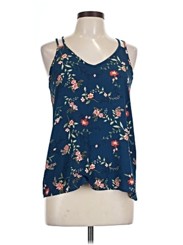 Pink Rose Sleeveless Blouse (view 1)