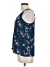 Pink Rose Blue Sleeveless Blouse Size L - photo 5