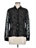The Limited 100% Polyester Stars Black Long Sleeve Blouse Size M - photo 1