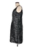 Eliza J Tweed Silver Cocktail Dress Size 12 - photo 5