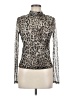 Ten Sixty Sherman Animal Print Silver Long Sleeve Blouse Size M - photo 1