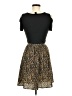 Shein Animal Print Gold Cocktail Dress Size 6 - photo 2