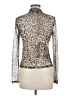 Ten Sixty Sherman Animal Print Silver Long Sleeve Blouse Size M - photo 2