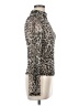Ten Sixty Sherman Animal Print Silver Long Sleeve Blouse Size M - photo 4