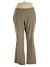 Roz & Ali Solid Tan Casual Pants Size 14 - photo 1