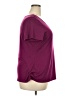 Sejour Purple Short Sleeve Top Size 2X - photo 4