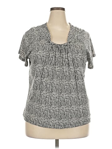 Dana Buchman Short Sleeve Blouse (view 1)