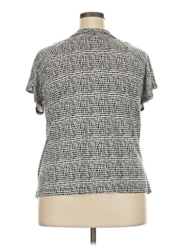 Dana Buchman Short Sleeve Blouse (view 2)
