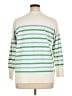 Ann Taylor LOFT Stripes White Pullover Sweater Size XL - photo 2