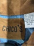 Chico's 100% Cotton Blue Denim Jacket Size Lg (2) - photo 6