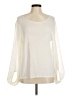 Rose + Olive Ivory Long Sleeve Blouse Size M - photo 1