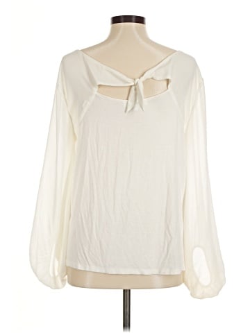 Rose + Olive Long Sleeve Blouse (view 2)