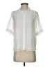 1.State 100% Polyester Ivory Short Sleeve Blouse Size S - photo 1