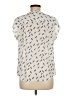 Fun2Fun 100% Polyester Ivory Short Sleeve Blouse Size M - photo 2
