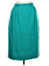 Kasper A.S.L. 100% Polyester Solid Teal Formal Skirt Size 6 - photo 1