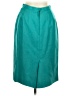 Kasper A.S.L. 100% Polyester Solid Teal Formal Skirt Size 6 - photo 2