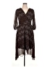 Chaps 100% Polyester Brown Cocktail Dress Size 14 - photo 1