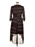 Chaps 100% Polyester Brown Cocktail Dress Size 14 - photo 2