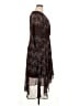 Chaps 100% Polyester Brown Cocktail Dress Size 14 - photo 4