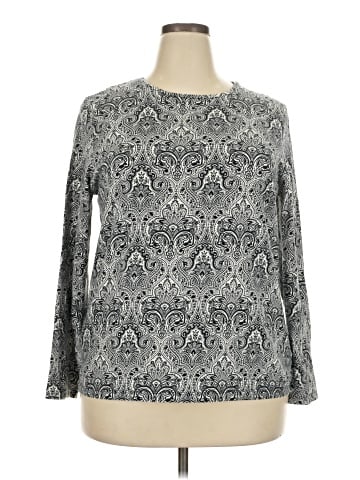 Jones New York Signature Long Sleeve Blouse (view 1)