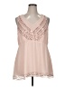 Torrid 100% Polyester Pink Sleeveless Blouse Size 1X Plus (1) - photo 1
