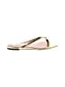 J.Crew Gold Flip Flops Size 9 - photo 1