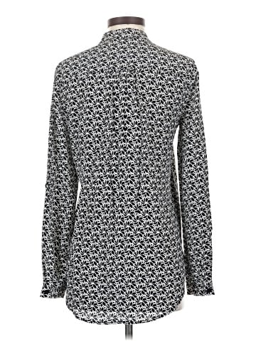 Diane von Furstenberg Long Sleeve Silk Top (view 2)