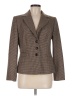 Talbots 100% Polyester Houndstooth Brown Blazer Size 6 - photo 1