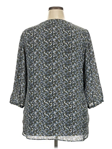 Rose + Olive 3/4 Sleeve Blouse (view 2)