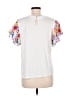 Unbranded 100% Cotton White Short Sleeve Top Size M - photo 2