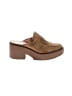 Assorted Brands 100% Leather Tan Mule/Clog Size 8 - photo 1