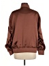Express Solid Brown Track Jacket Size M - photo 2