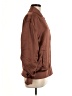 Express Solid Brown Track Jacket Size M - photo 4