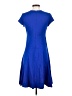 Nanette Lepore Solid Blue Casual Dress Size 4 - photo 2